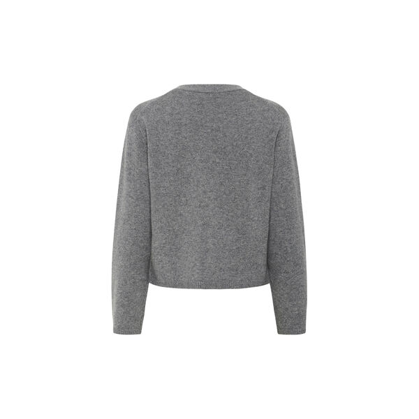 SvevaPW Cardigan, medium grey melange SvevaPW Cardigan, medium grey melange, Part Two