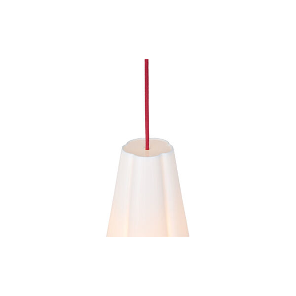 Blossom Size 2 Pendant, natural white/red, Original BTC