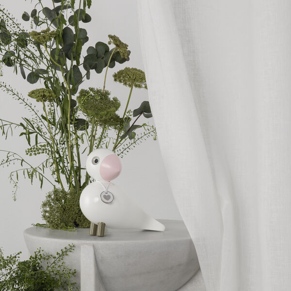 Sangfugl Love, hvid/rosa, Kay Bojesen Denmark