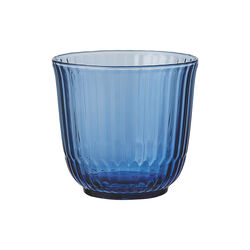 Waves vandglas lav 2 stk., bl&aring;, Royal Copenhagen