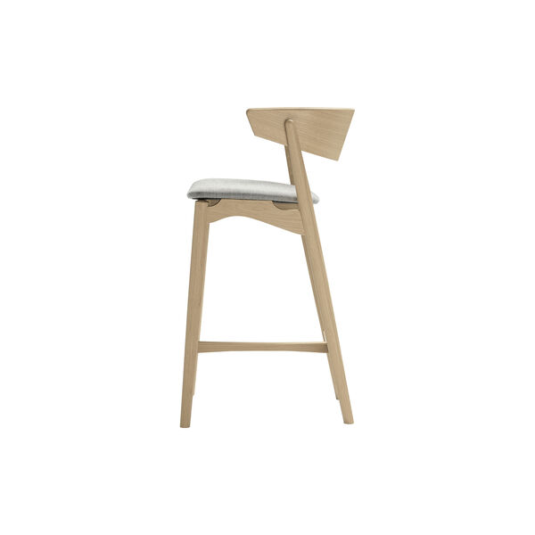 Sibast No 7 barstol, sæbebehandlet eg/lysegrå Sibast No 7 barstol, sæbebehandlet eg/lysegrå, Sibast Furniture