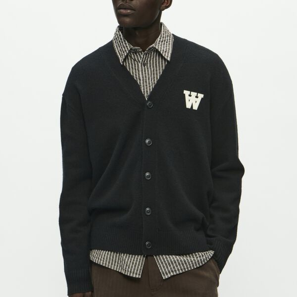 WWTay Cardigan, black, Wood Wood