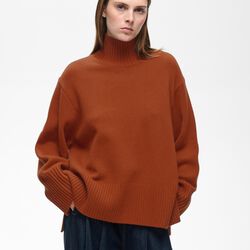 GeaIW Kaxy Highneck, brandy brown melange, InWear