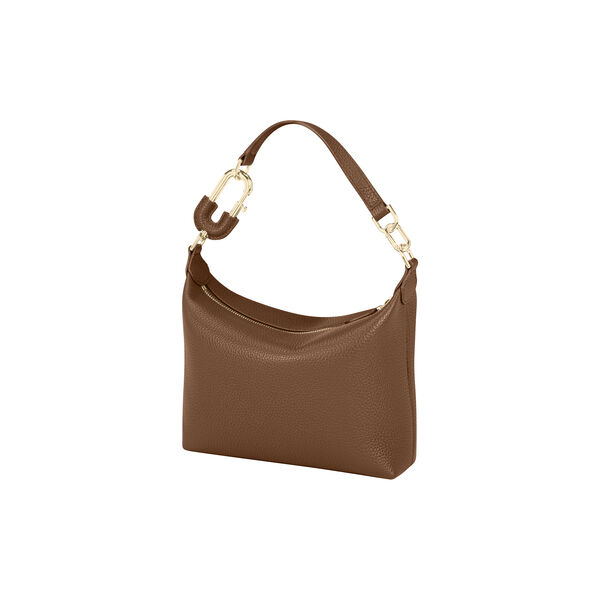 Ina Pouch + Carabiner | Saddle Brown | H&aring;ndtaske, Aigner