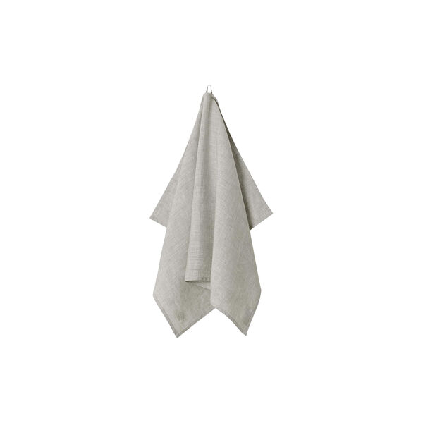 PLAIN viskestykke, light grey melangé, Georg Jensen Damask