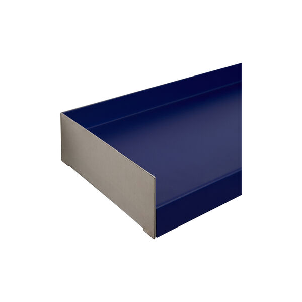 KOMPAKT Shelf | Medium | Aluminium/Blue | Hylde, oursociety