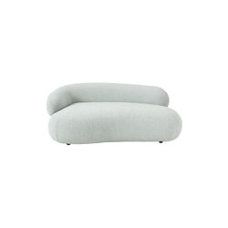 Alba 2 Seater Sofa, boucl&eacute; light blue, Westwing Collection