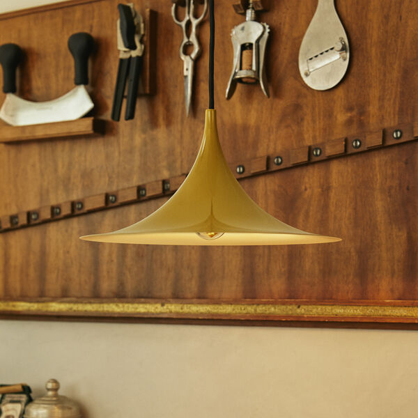Semi Pendant, fennel seed glossy, GUBI