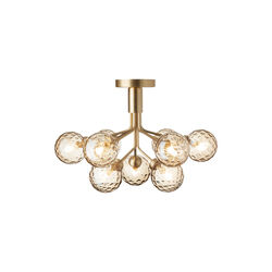 Apiales 9 Ceiling Lamp, brushed brass/optic gold Apiales 9 Ceiling Lamp, brushed brass/optic gold, Nuura
