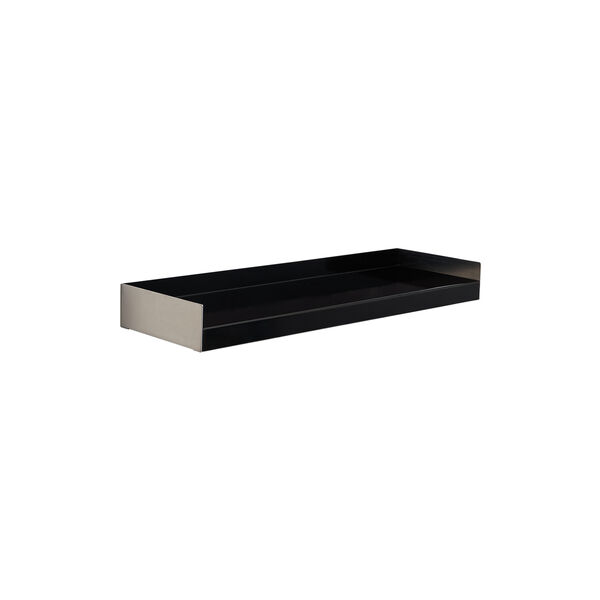 KOMPAKT Shelf | Medium | Aluminium/Black | Hylde, oursociety