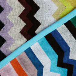 Charlie håndklæde, 100 multifarvet Charlie håndklæde, 100 multifarvet, Missoni Home