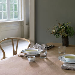 Hvid Riflet dyb tallerken Ø 17 cm, Royal Copenhagen