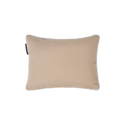 Logo Organic Cotton Pillow, beige/white, Lexington