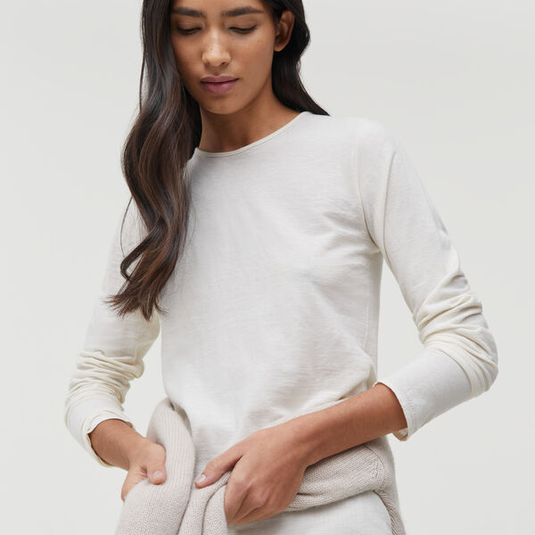 Gentle Long Sleeve, pure ecru, Aiayu