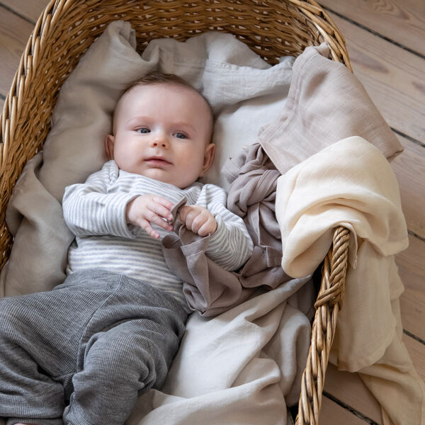 Stofbleer 3 stk., moonlight beige Stofbleer 3 stk., moonlight beige, Sebra