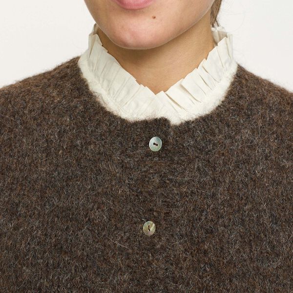 SRCamilla Vest Knit, demitasse melange, Soft Rebels