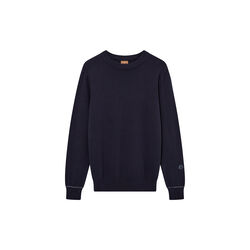 MMGBarella Crew Knit, navy, MOS MOSH Gallery