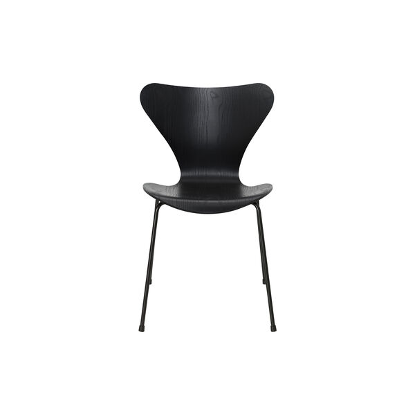 Serie 7&trade; 3107 monochrome stol, sort, Fritz Hansen
