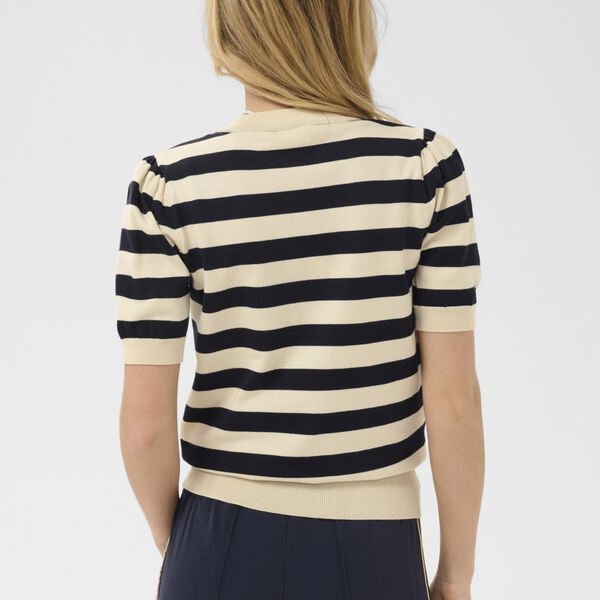 MilaSZ SS Block Stripe Pullover, nightsky birch block stripe, Saint Tropez