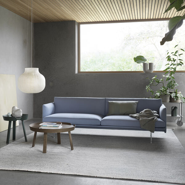 Around Coffee Table, stained dark brown, Muuto