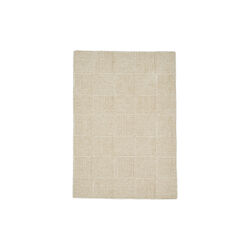 Chess gulvt&aelig;ppe, white, Linie Design