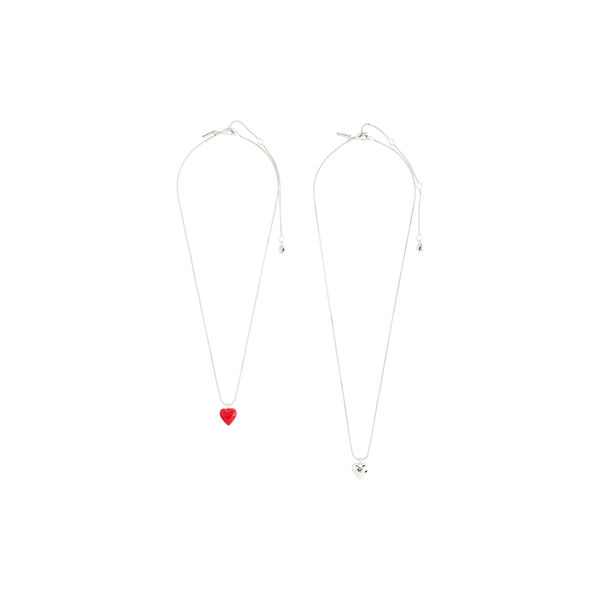 MAEVE Halskæde 2 sæt, silver plated, Pilgrim