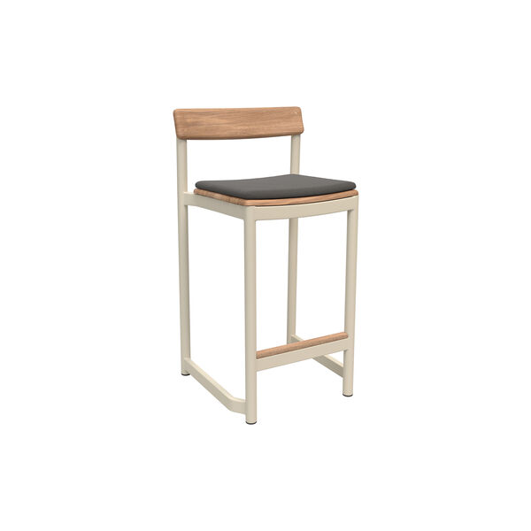 Pelagus hynde til counter & barstol, charcoal, Fritz Hansen