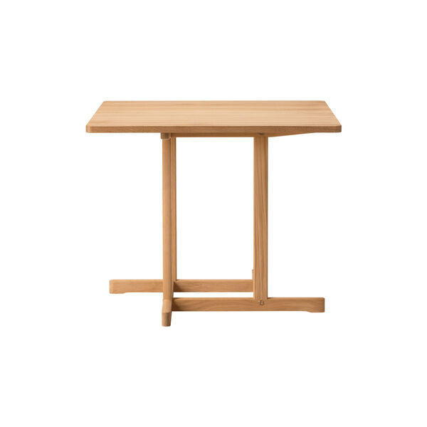 BM80 Mogensen Shaker Table 90x90 cm, olieret eg, Fredericia Furniture