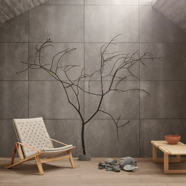 FK11 Plico loungestol, hvidolieret eg/natur, Carl Hansen & S&oslash;n