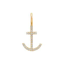 Symbols H&aring;b Diamant vedh&aelig;ng, guld/diamant, Ro Copenhagen