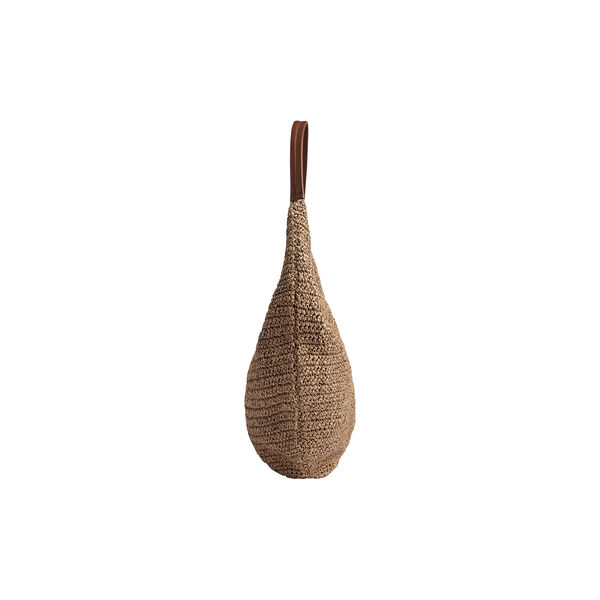 SoleaMBG Bag, Raffia, natural w/cognac, Markberg