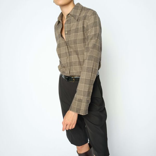 MMAyen Princ Check Shirt, black, MOS MOSH
