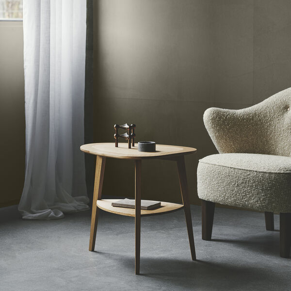 Heart Table, naturolieret eg, Aakjaer Furniture