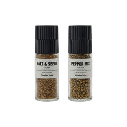 Gift box | Golden salt & seeds + pepper mix | 86+73 g, Nicolas Vah&eacute;