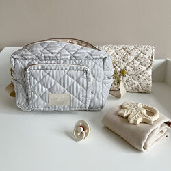 Quiltet pusleunderlag, lierre/almond, Cam Cam Copenhagen