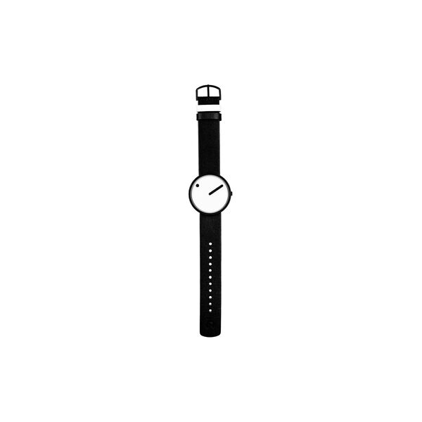 PICTO armbåndsur, white/matt black/black, PICTO