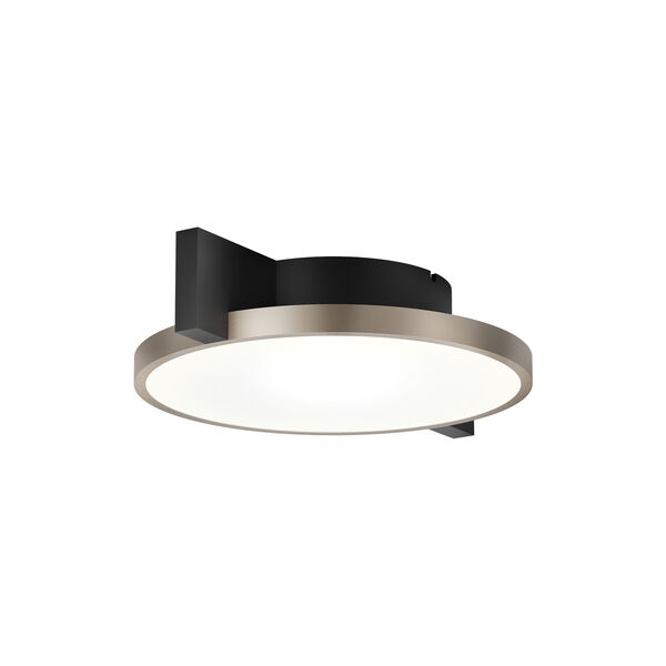 INLAY ROUND C1 loft-/v&aelig;glampe, matt black/satin gold, LIGHT-POINT