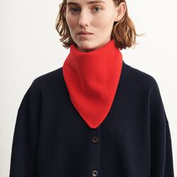 Lambswool bandana, signal red, FUB