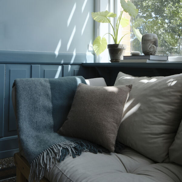 Drej&oslash; plaid, 05204 sea, Silkeborg Uldspinderi