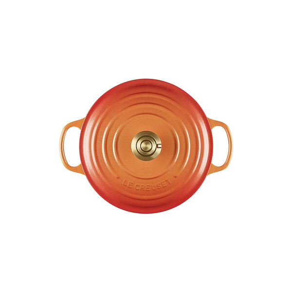 Rund Jubilæumsgryde Ø 24 cm, flamme dorée, Le Creuset