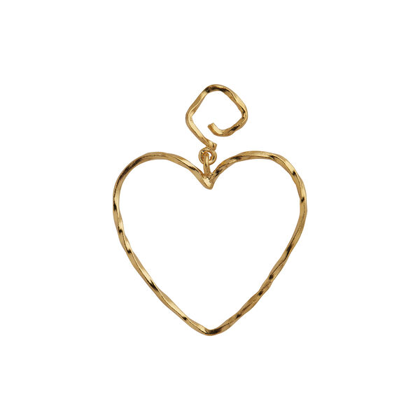 Funky Heart Earring Single, gold, Stine A Jewelry