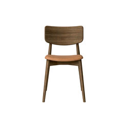 Chiara spisebordsstol, Davos 2758 Brandy/r&oslash;get eg, Bruunmunch Furniture
