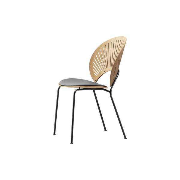 3396 Trinidad stol med s&aelig;depolstring, oiled oak/black/black, Fredericia Furniture
