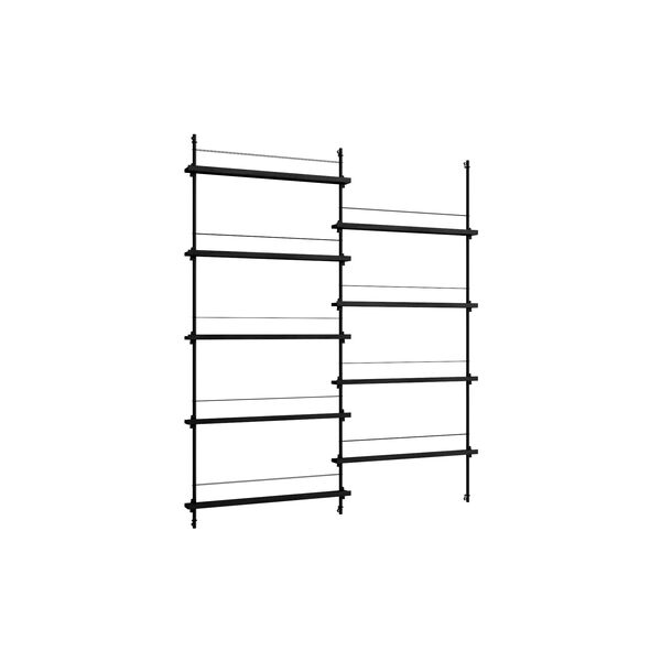 Magazine Shelf 1802, black, MOEBE