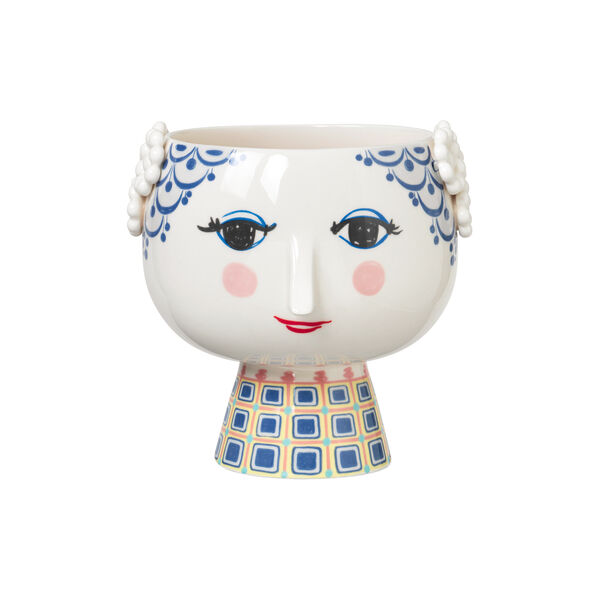 Eva Urtepotteskjuler, blå, Bjørn Wiinblad