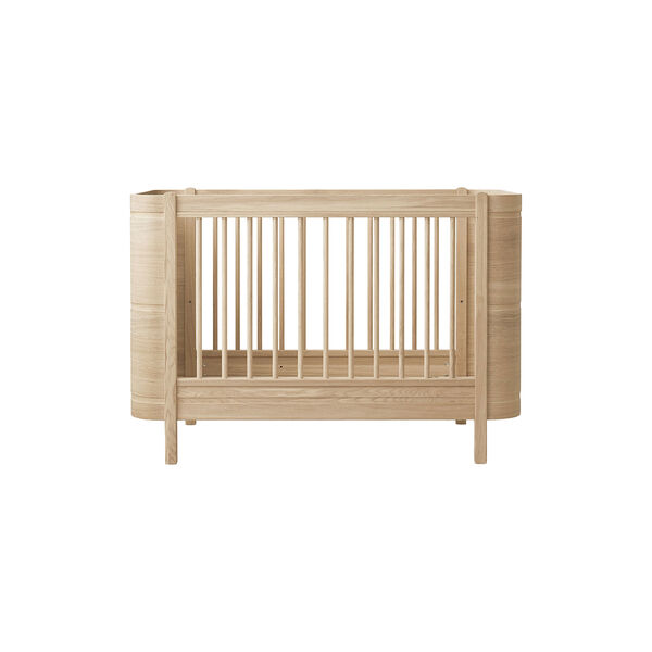 Wood Mini+ tremmeseng ekskl. junior kit 68x122 cm, eg, Oliver Furniture