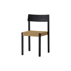 Mauro Dining Chair | Black Oak/Natural | Stol, Audo Copenhagen