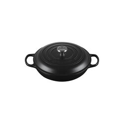Signature st&oslash;bejern buffetgryde 30 cm, matte black, Le Creuset