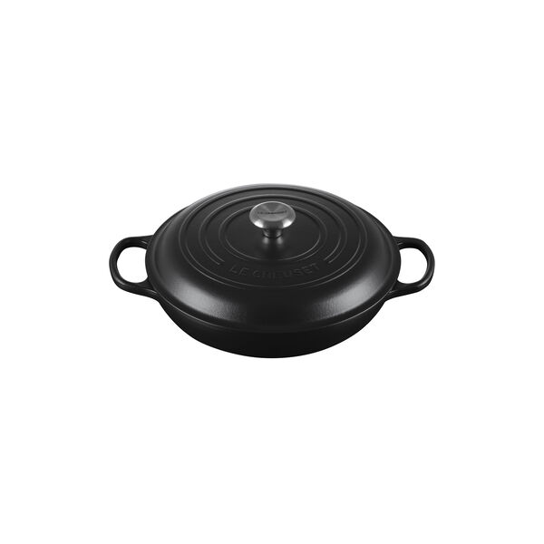 Signature st&oslash;bejern buffetgryde 30 cm, matte black, Le Creuset
