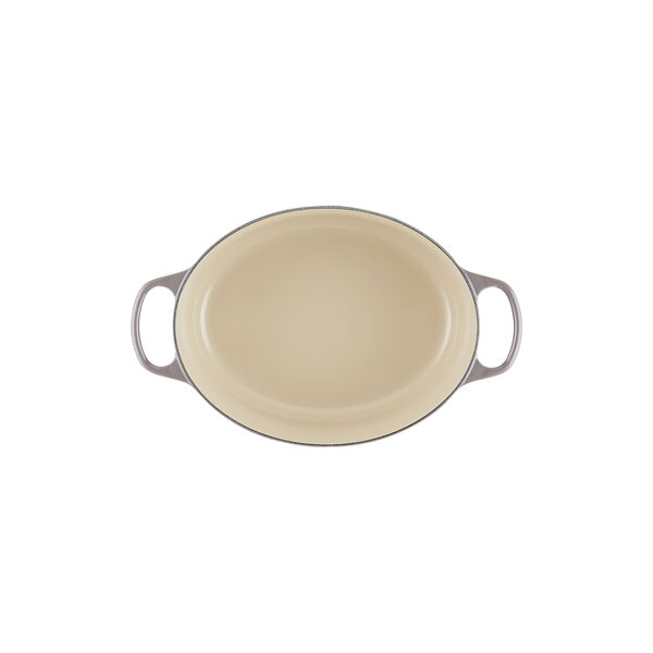 Signature st&oslash;bejern oval gryde &Oslash; 31 cm, flint, Le Creuset